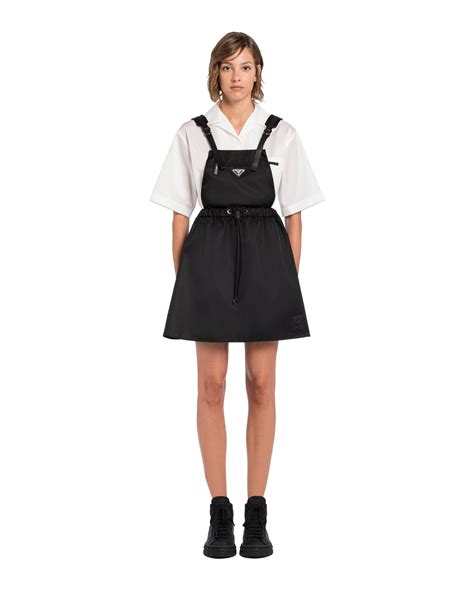 prada nylon pinafore dress|Re.